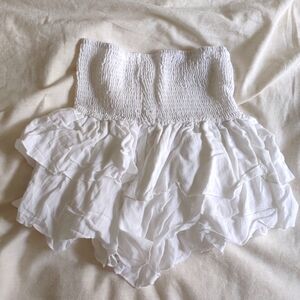 White skirt